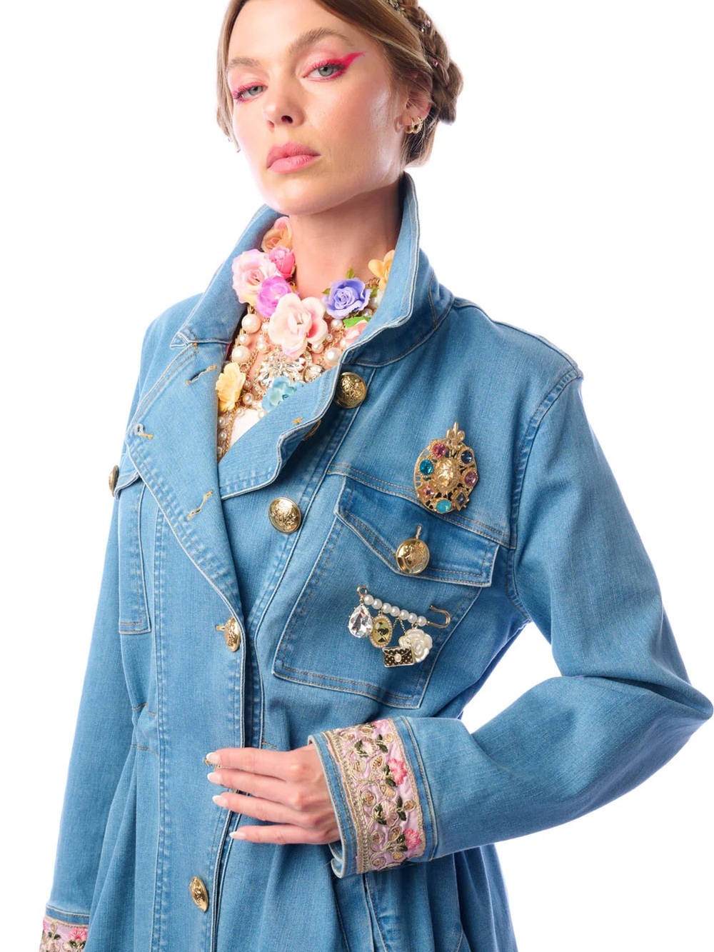 ARATTA MONTE CARLO DENIM COAT - M - NWT - Picture 12 of 12